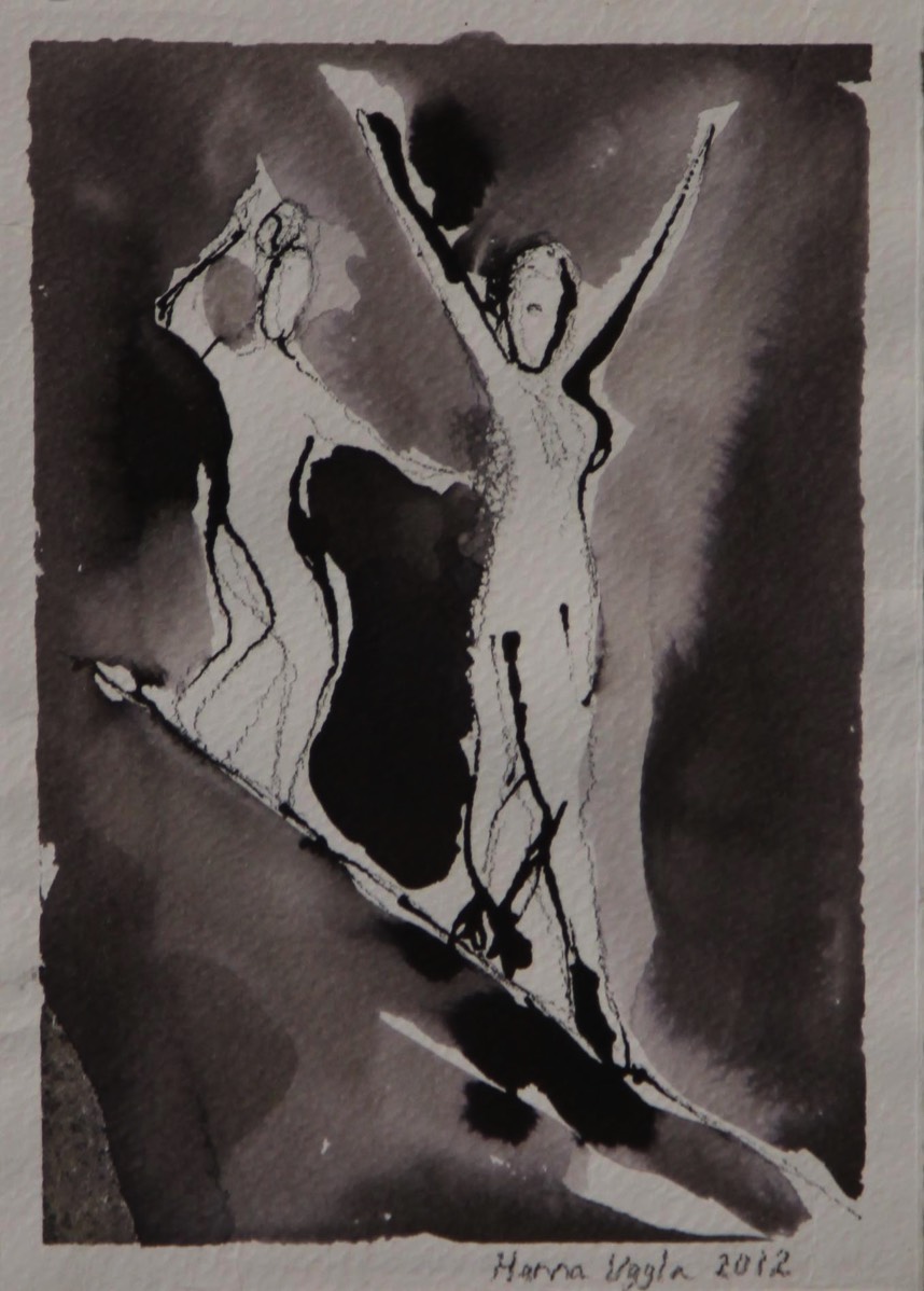Aquarelle and ink on paper 39*30cm