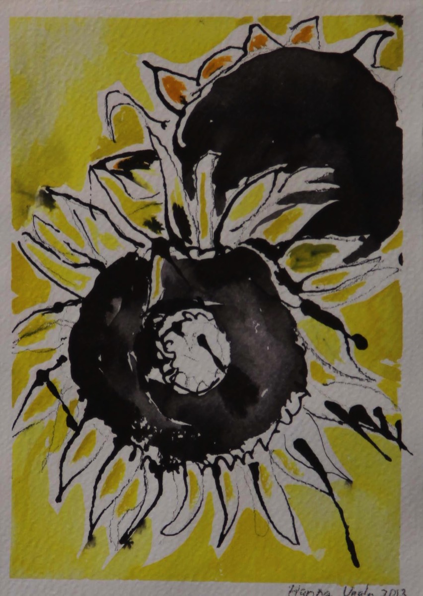 Aquarelle and ink on paper 39*30cm