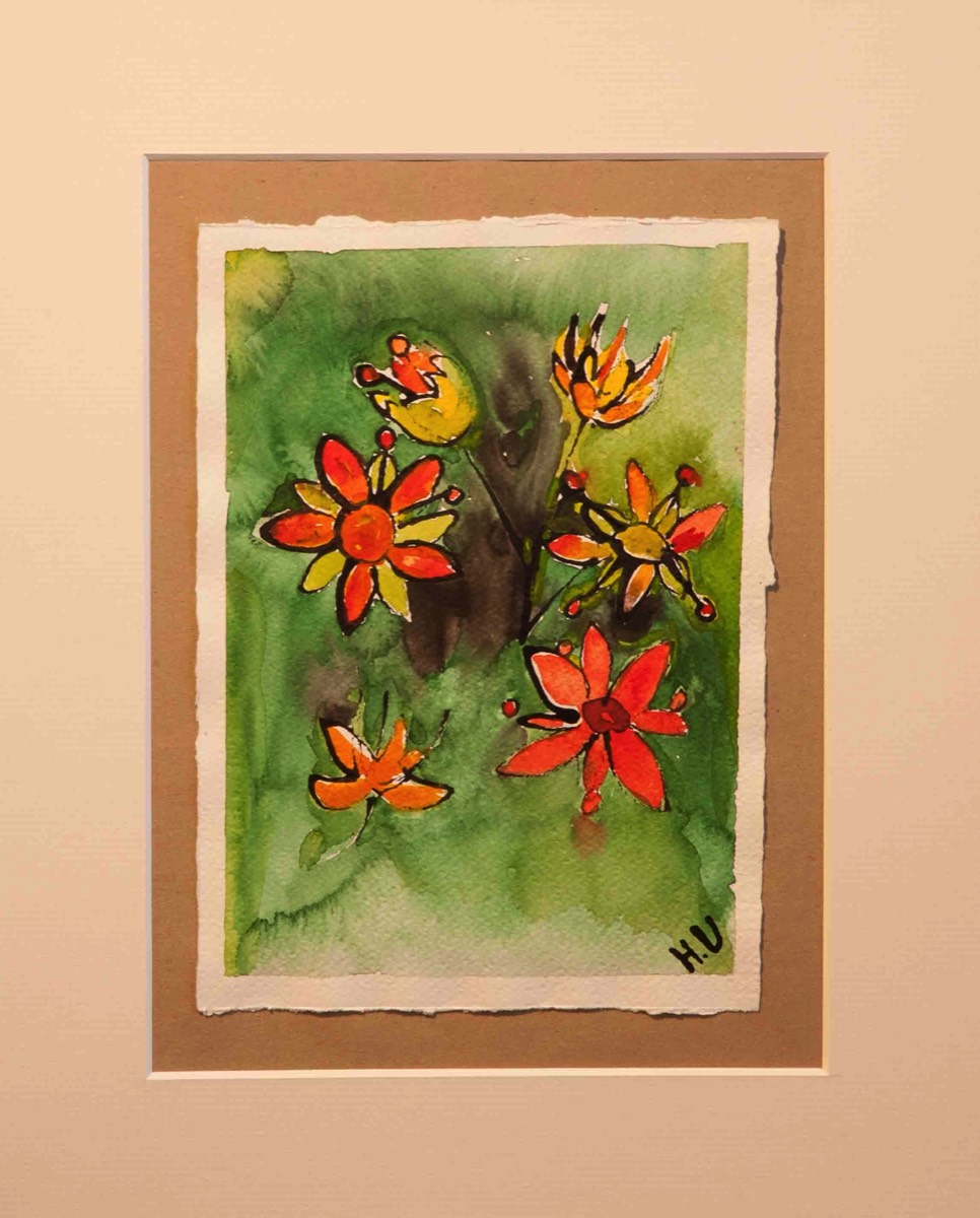 Aquarelle and ink on paper 39*30cm