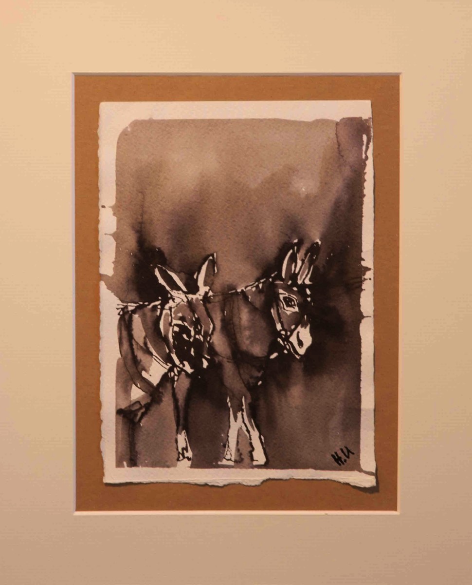 Aquarelle and ink on paper 39*30cm