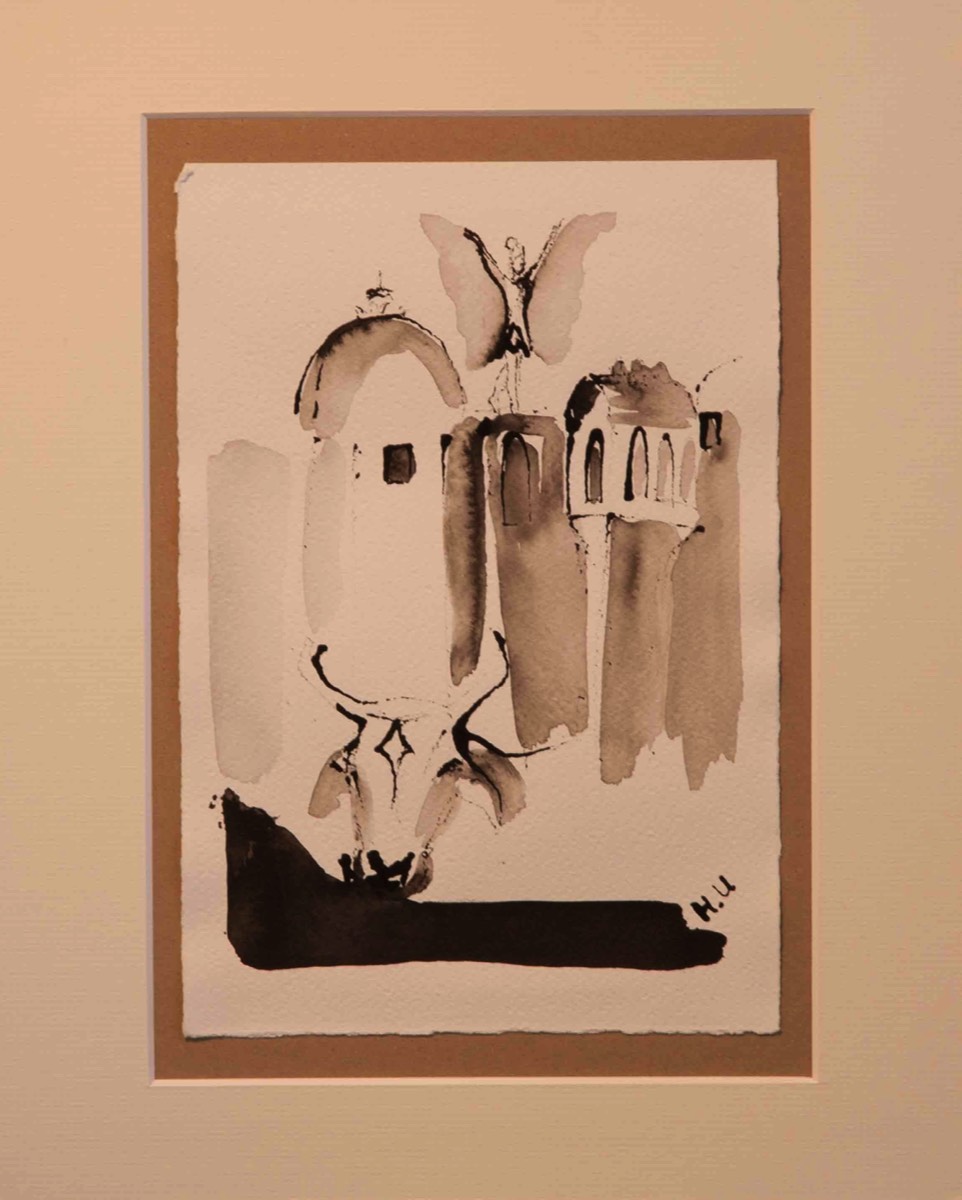 Aquarelle and ink on paper 39*30cm