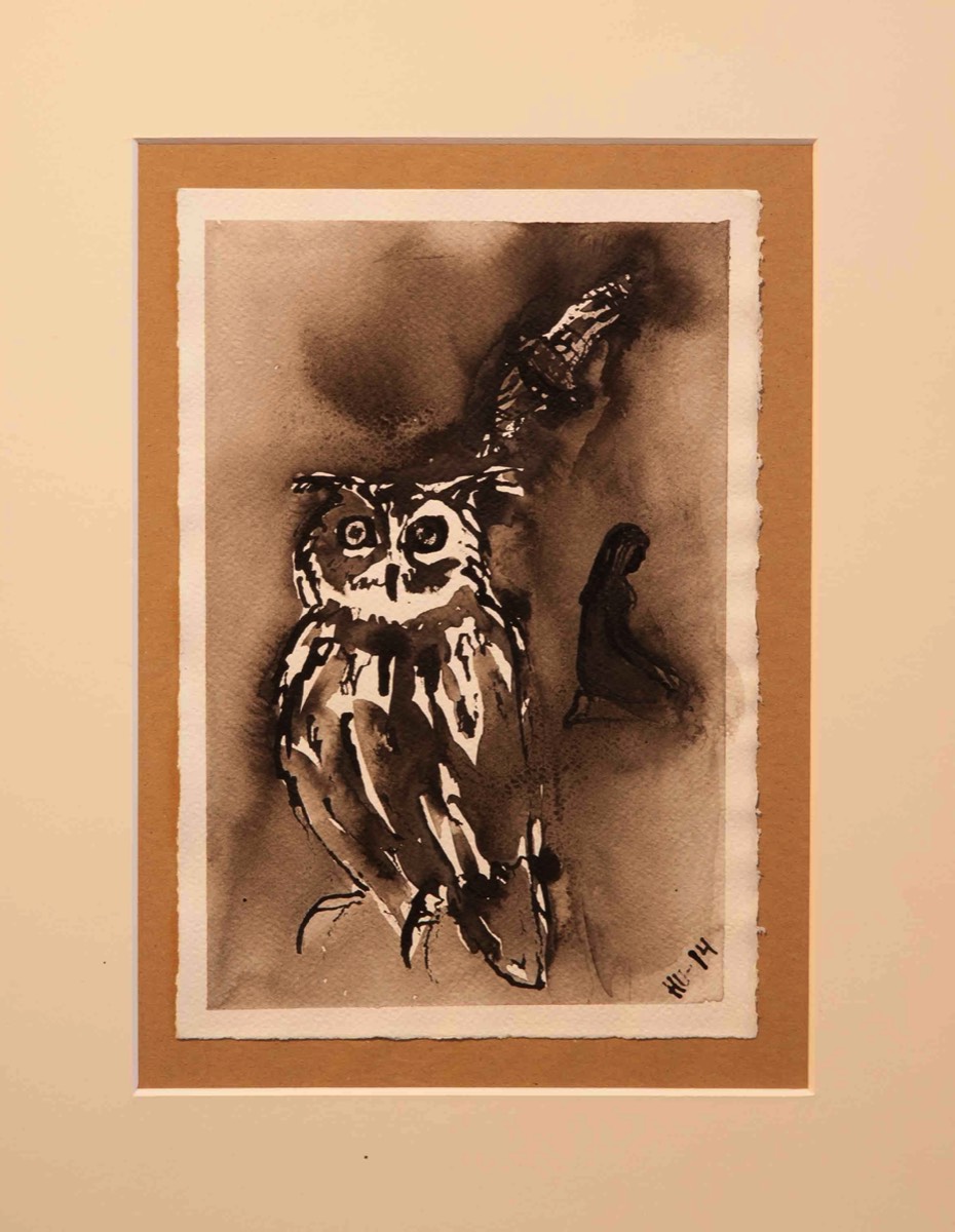 Aquarelle and ink on paper 39*30cm
