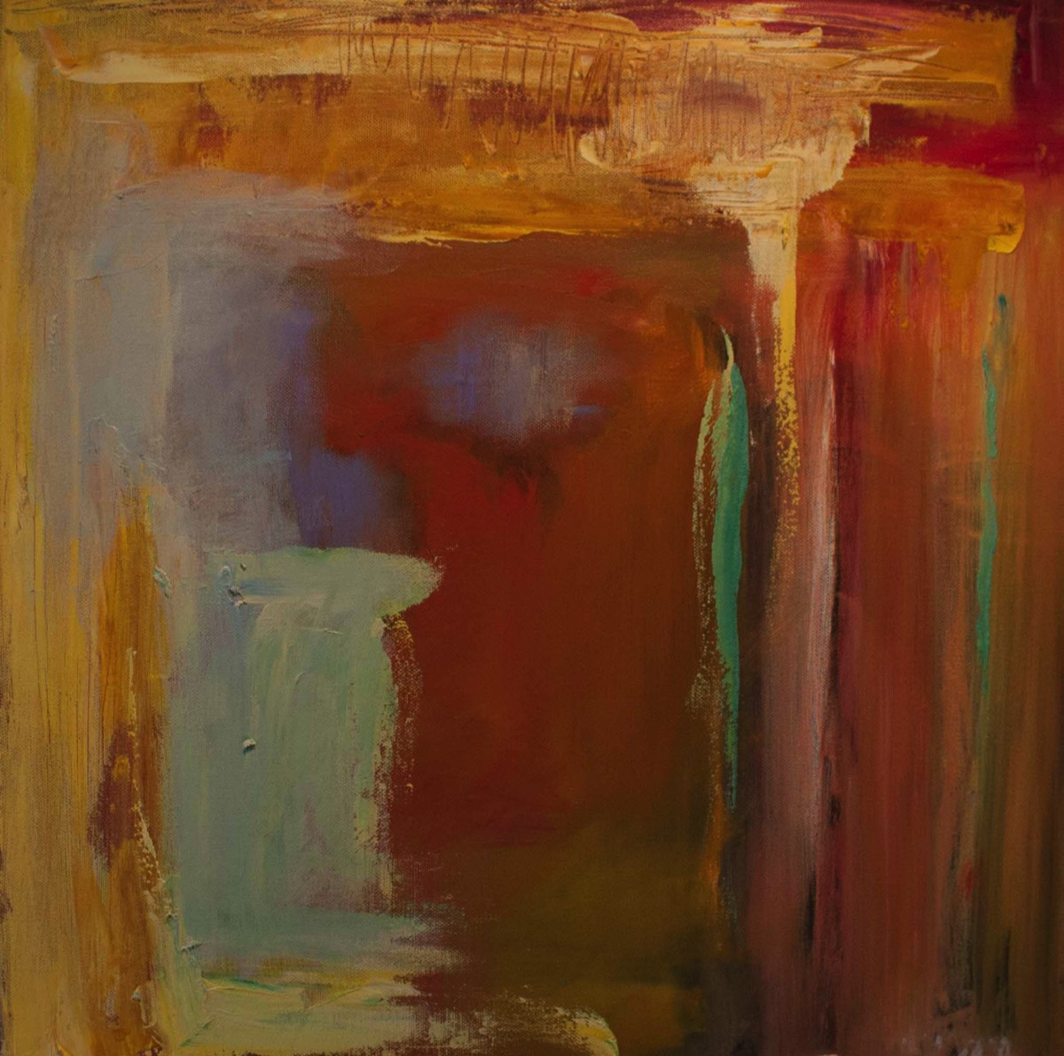 Inre, Sisäinen, Inner, Oil on Canvas, 50*50cm