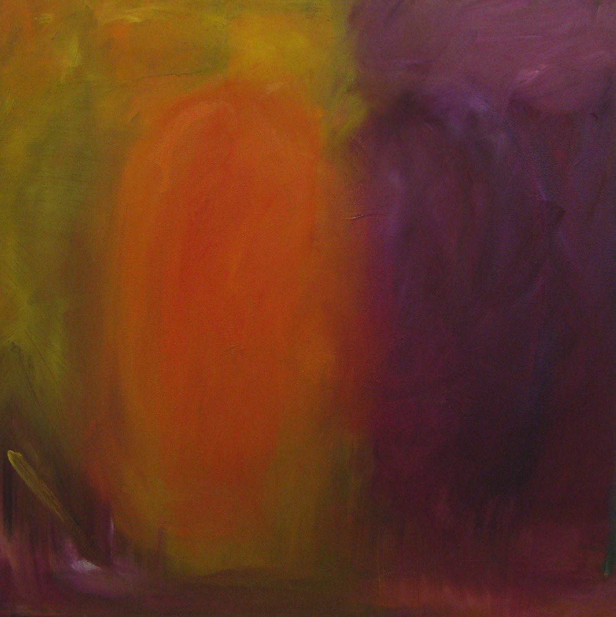 Samtidigt, Yhtäaikaa, Simultanously, Acryl & Oil on canvas 50*50cm