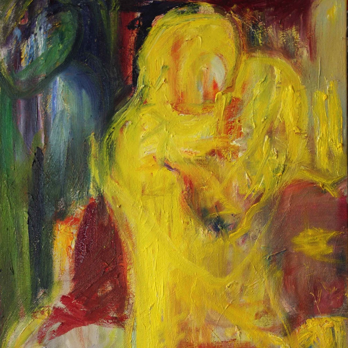 Kram, Halaus, Hug, Oil on Canvas, 50*70cm