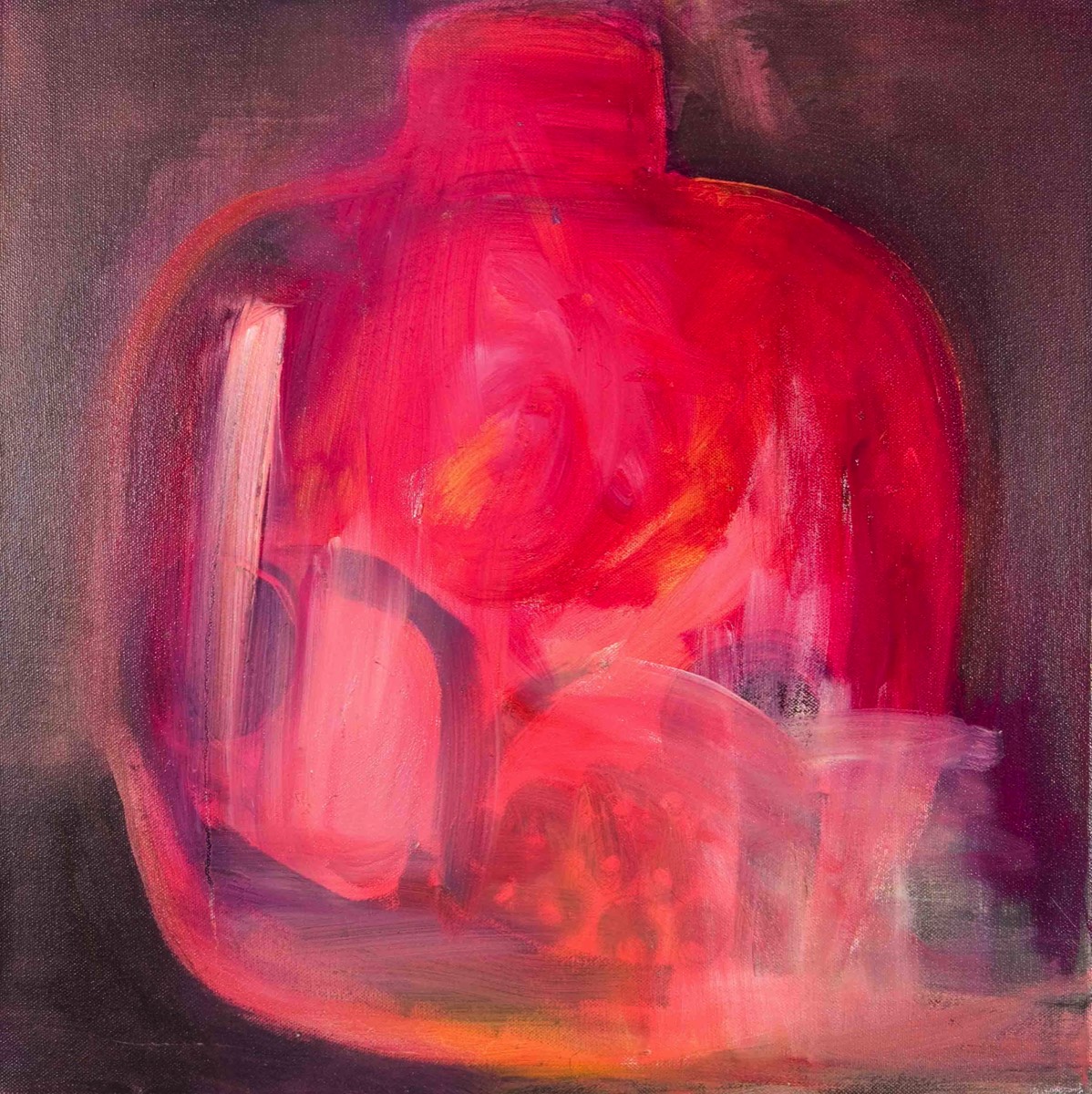 Ljus i mörker, Valoa pimeässä, Light in the dark, Oil on Canvas 50*50cm