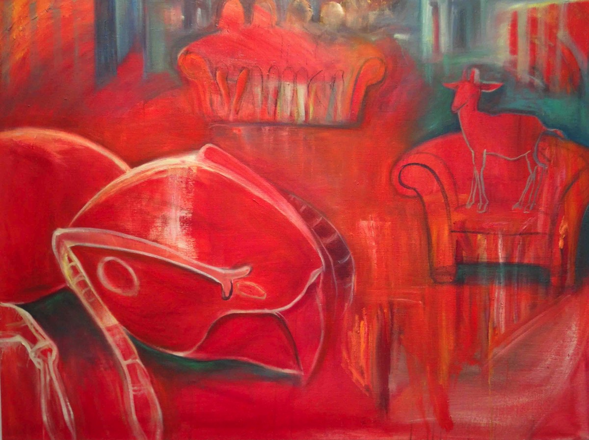 Vrede, Kiukku, Anger, Oil on Canvas, 155*120cm