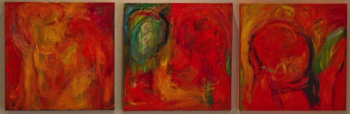 Love love love , Oil on Canvas, 50*50cm