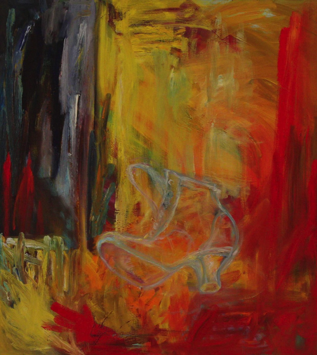 Steg, Askel, Step, Oil on Canvas, 60*80cm