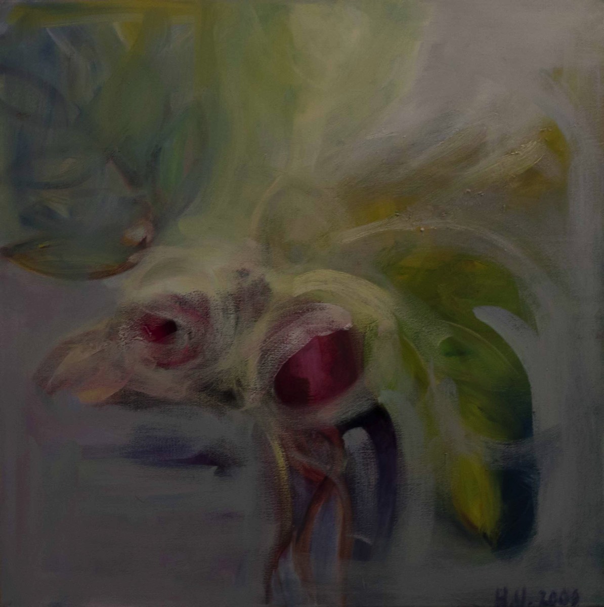 Drömfågel, Unilintu, Dream bird, Oil on Canvas, 50*50cm