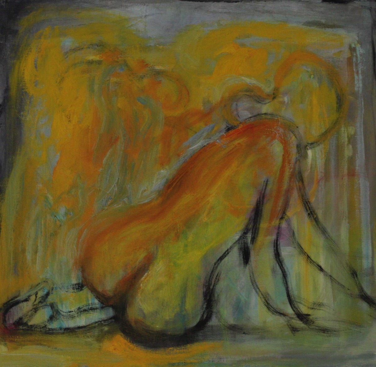 Ljus, Valo, Light, Oil on Canvas, 50*50cm