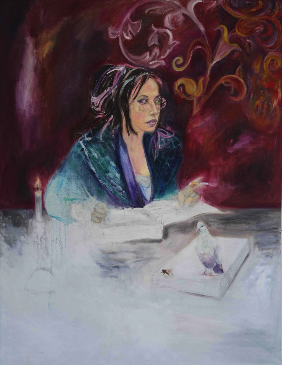 Sofi Oksanen, Oil on Canvas 116*150cm