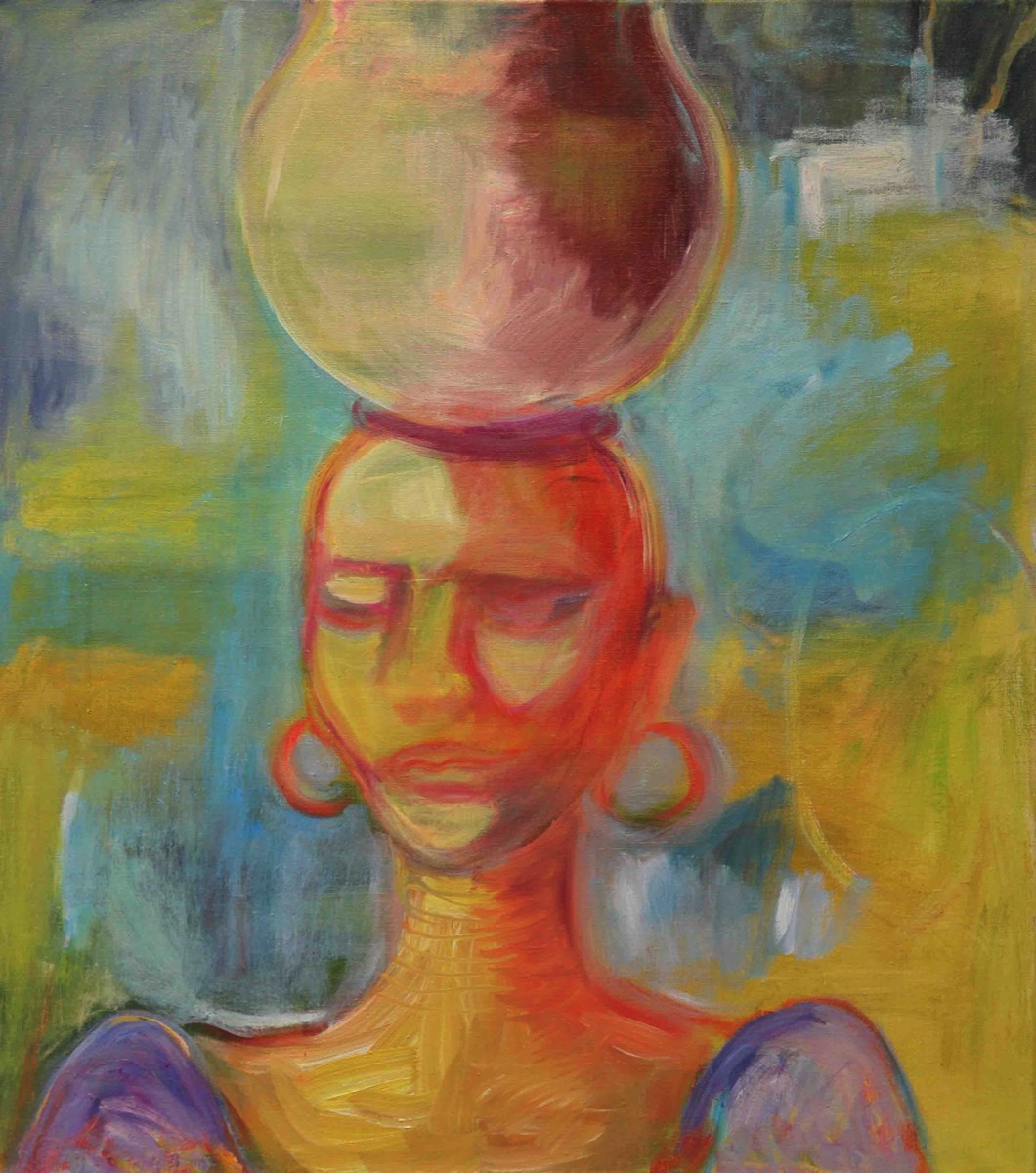 Förebild, Esikuva, Role model, Oil on Canvas, 65*73cm