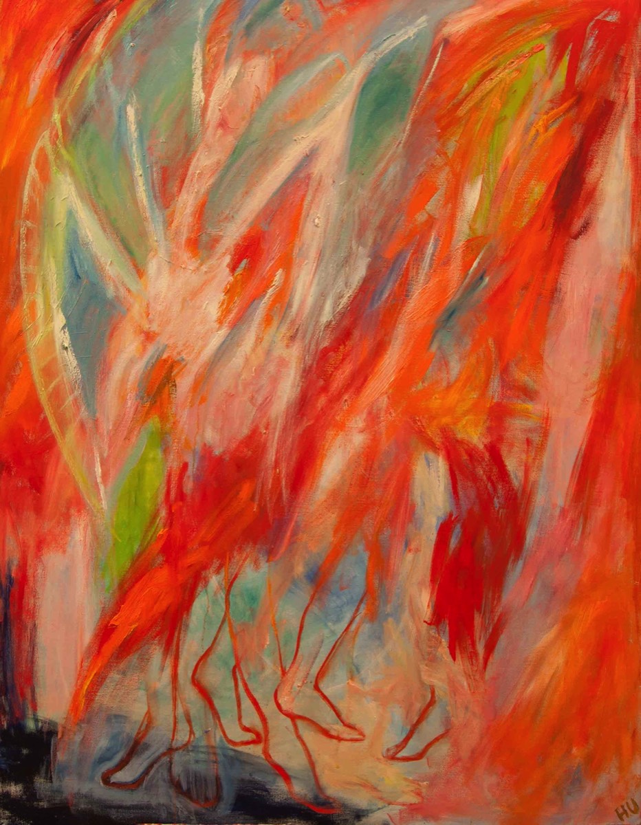 Tanssivat jalat, danssande fötter, Dancing feat, Oil on Canvas, 130*110cm