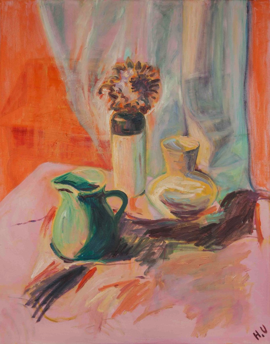 Aamuhetki, Morgon stund, Morning moments, Oil on canvas, 80*120cm
