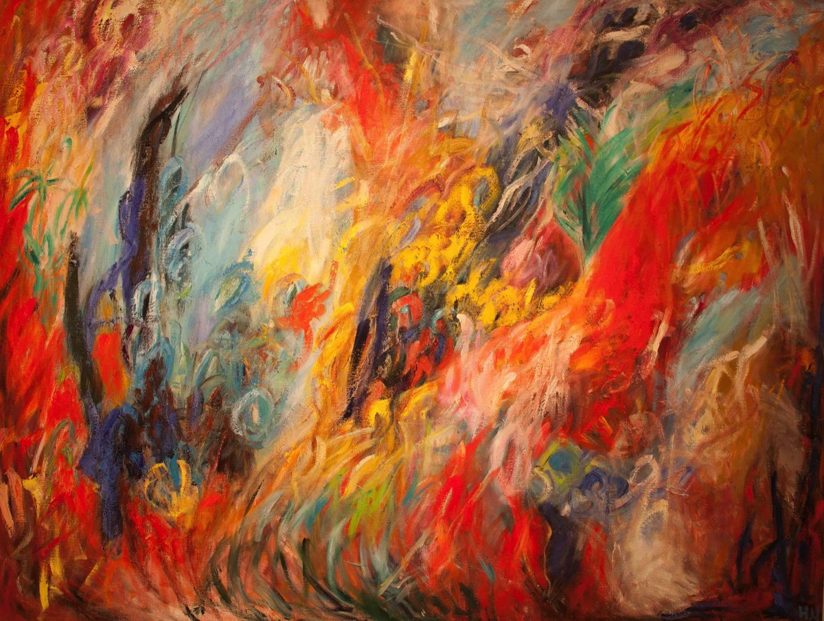 Passion 1 Intohimo 1, Oil on Canvas, 200 *150cm