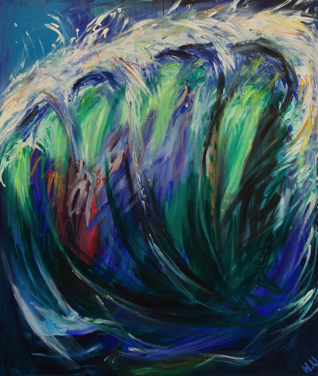 Fenomen, Ilmiö, Oil on canvas, 110x130cm