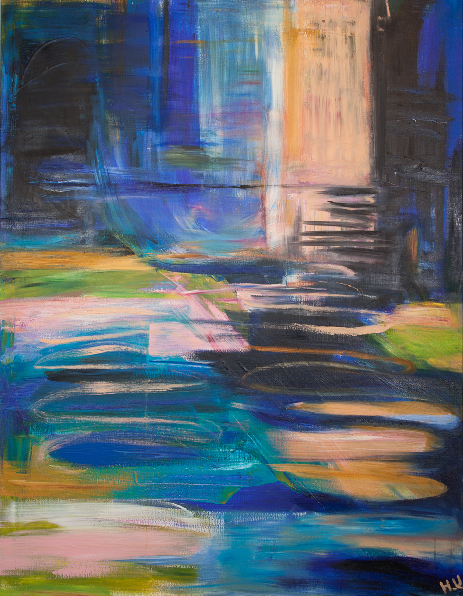  Skin,sea and memory, Oil on canvas, 150x116cm