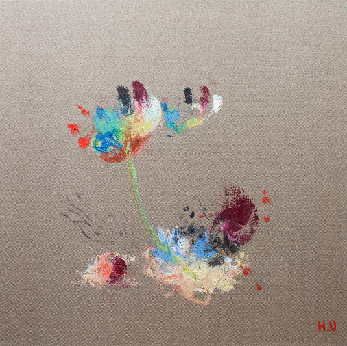  Hope, Oil on canvas, 90x90cm