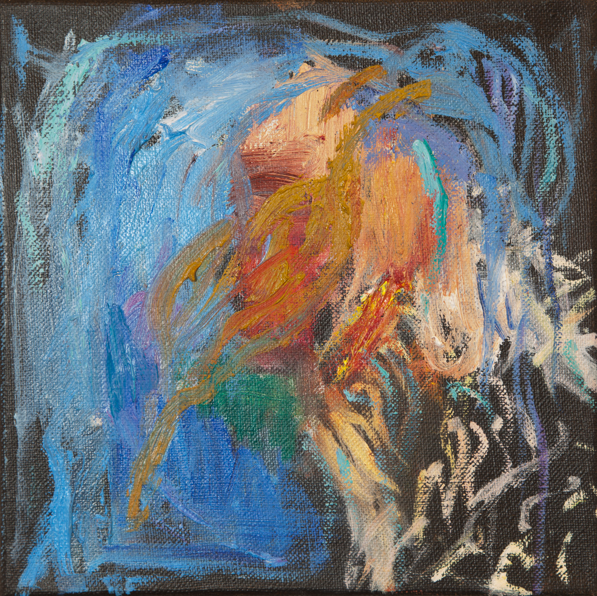  Memories and Touch IX, Oil on Canvas, 25*25cm