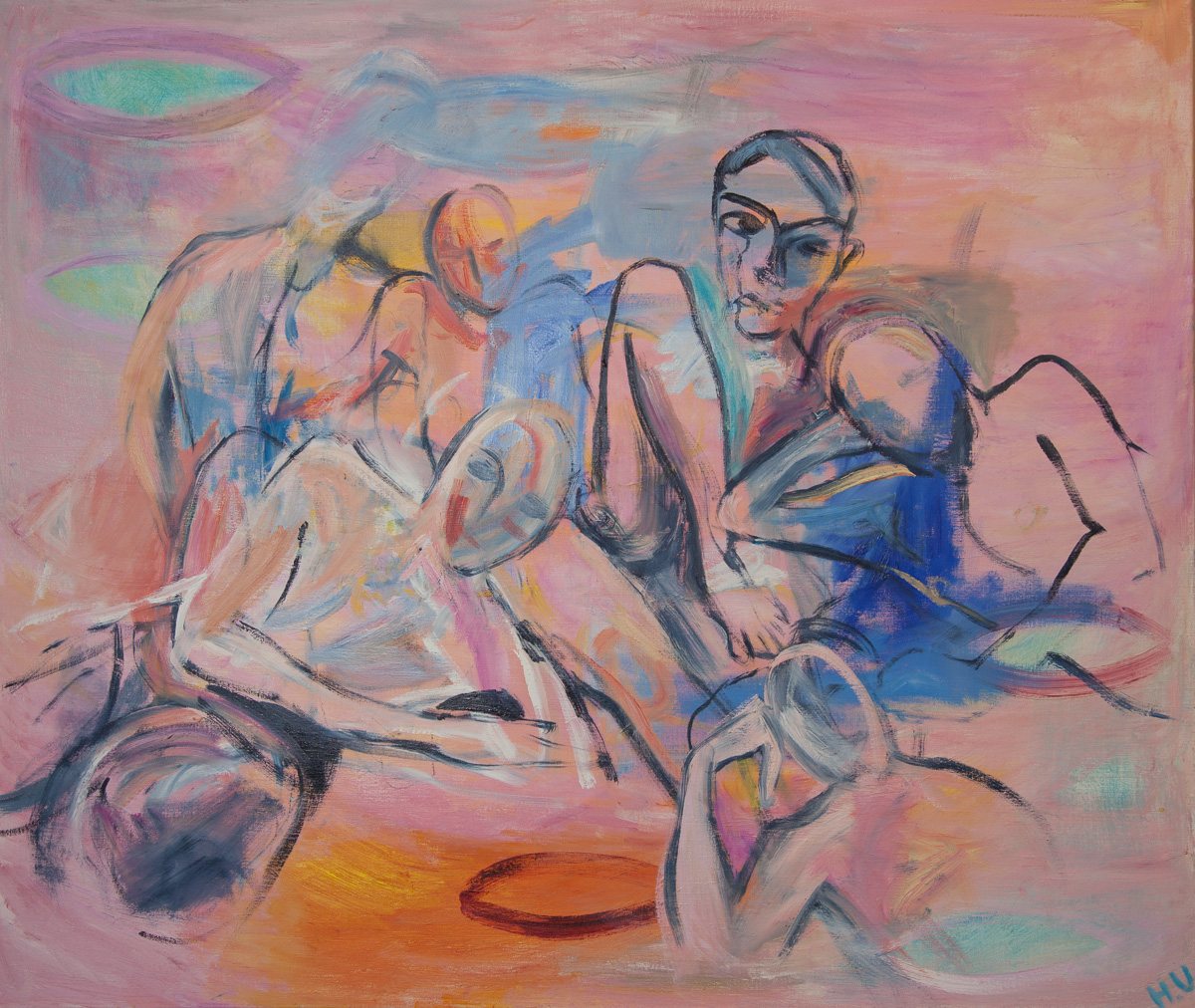   The Muse II, Oil on Canvas, 110*130cm