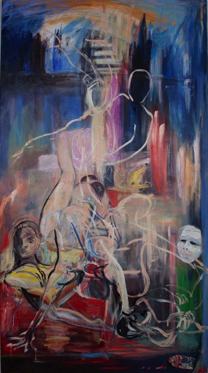    The Muse, Memories and Melancholy II, Oil on Canvas, 110*130cm