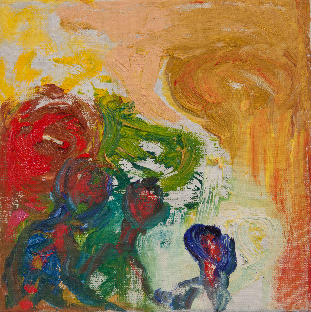  Memories and Touch VIII, Oil on Canvas, 25*25cm
