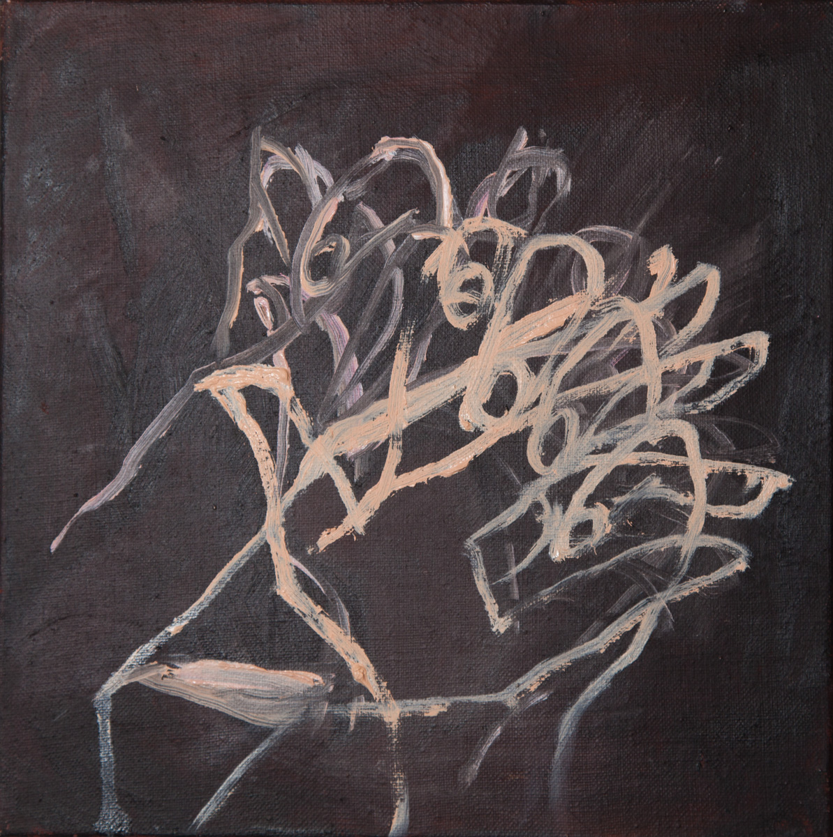 Memories and Touch II, Oil on Canvas, 25*25cm