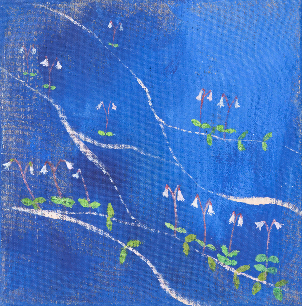 Memories and Touch IV, Oil on Canvas, 25*25cm
