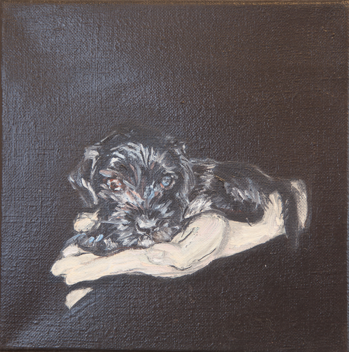   Love II, Oil on canvas, 25x25cm