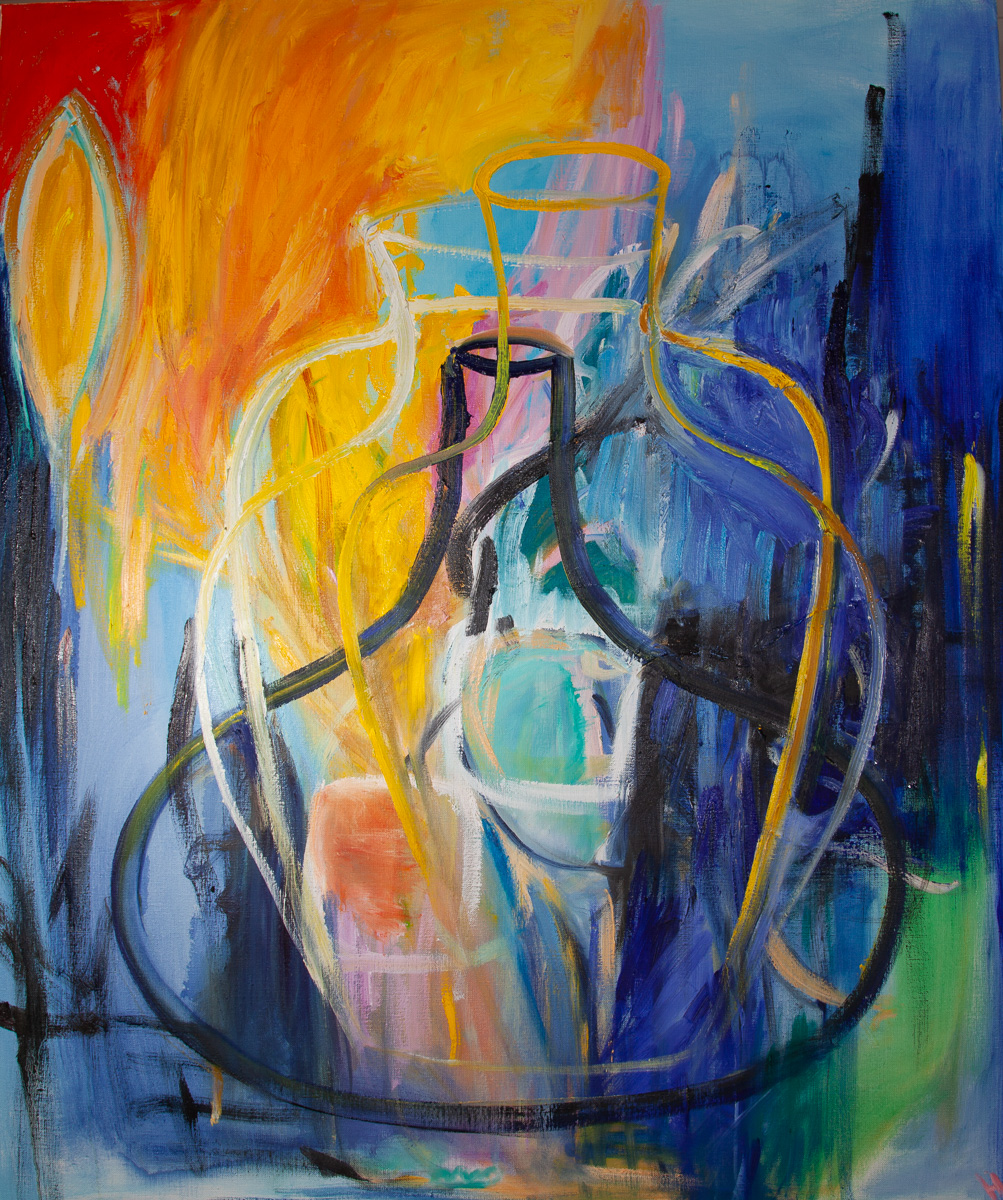 Capture the light,Oil on Canvas,130x110cm