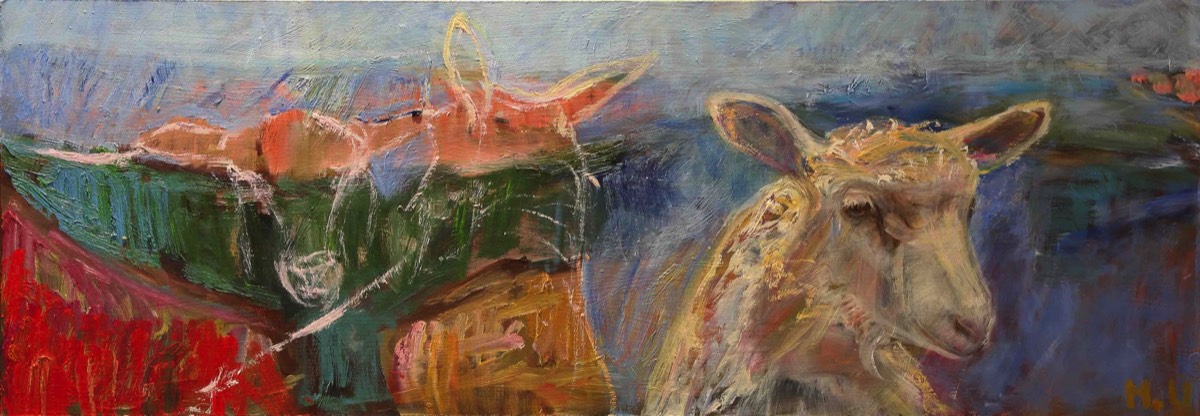 Lapsuus,Barndom, Childhood, Oil on Canvas, 92x32cm, 2012