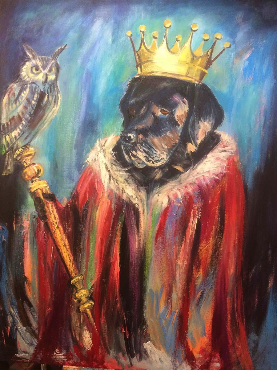Laku, Oil on Canvas,  150*100cm